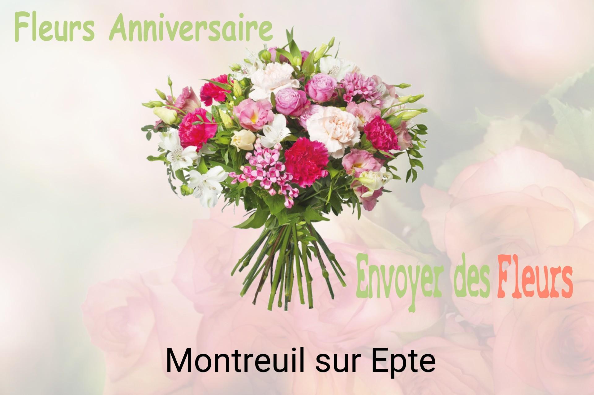 Bouquet de fleurs d’anniversaire livré à Montreuil-sur-Epte