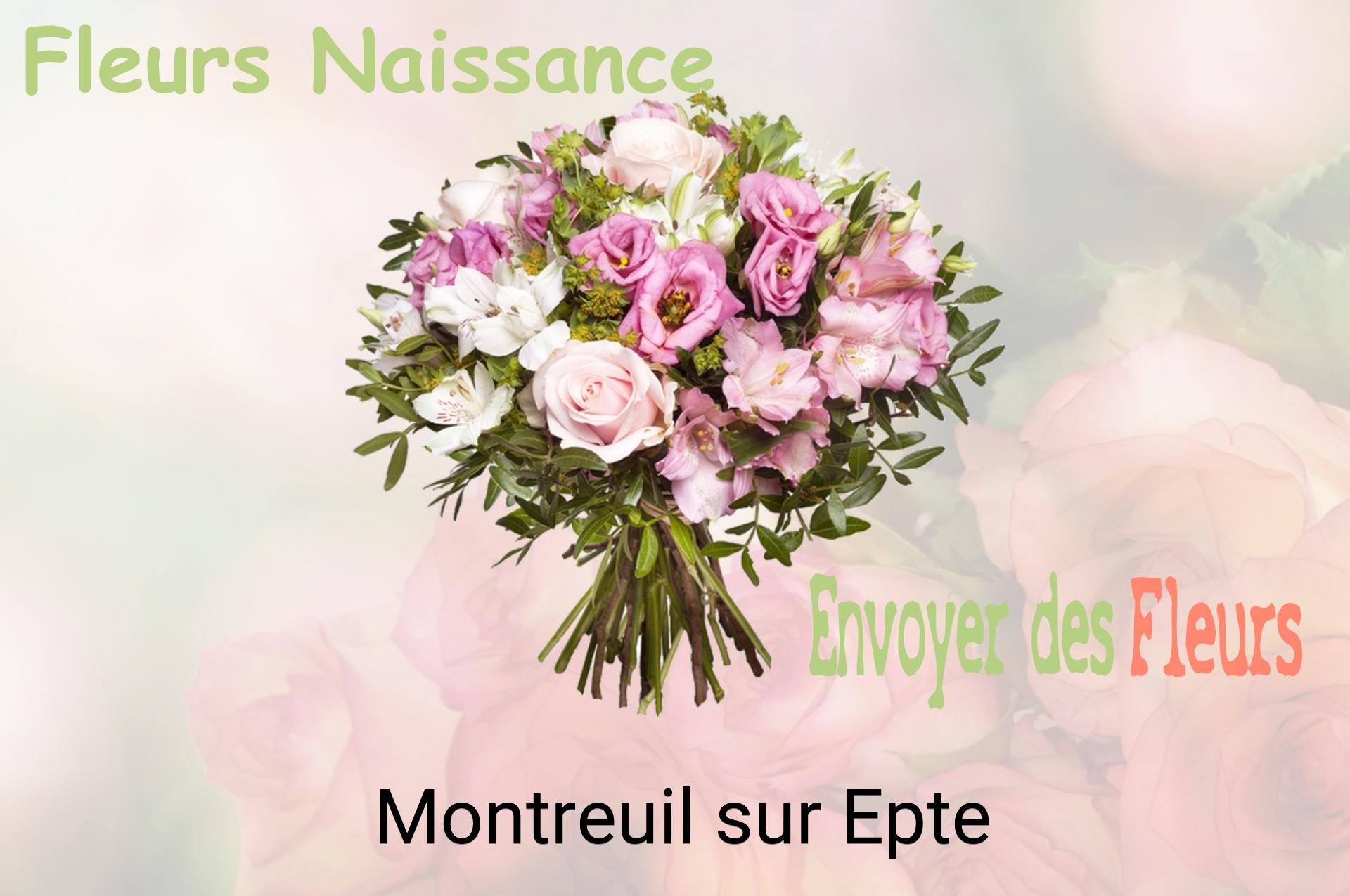 Bouquet de fleurs de naissance livré à Montreuil-sur-Epte